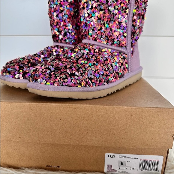 UGG Sequin Sparkle Boots - Multicolor - Picture 1 of 8